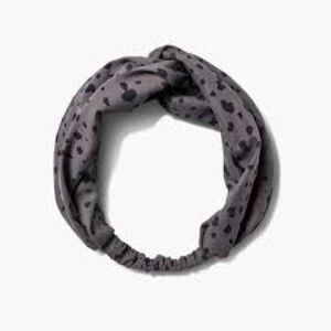 Vuori Charcoal Polka Dot Headband